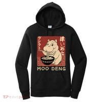 Funny Moo Deng Ramen Noodle Japanese Women's Hoodie thumb 0