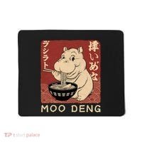 Funny Moo Deng Ramen Noodle Japanese Mousepad thumb 0