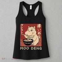 Funny Moo Deng Ramen Noodle Japanese Women's Tank Top thumb 3