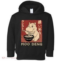 Funny Moo Deng Ramen Noodle Japanese Toddler Hoodie thumb 0