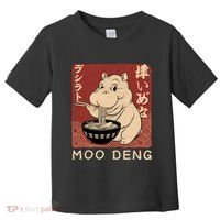 Funny Moo Deng Ramen Noodle Japanese Toddler T-Shirt thumb 0