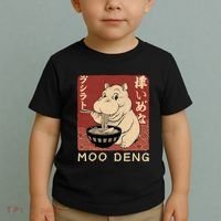 Funny Moo Deng Ramen Noodle Japanese Toddler T-Shirt thumb 2
