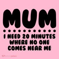 Funny Mothers Day Mum I Need 20 Minutes Where No One Comes Near Me Visor thumb 3