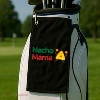 Funny MotherS Day Nacho Mama Golf Towel thumb 2