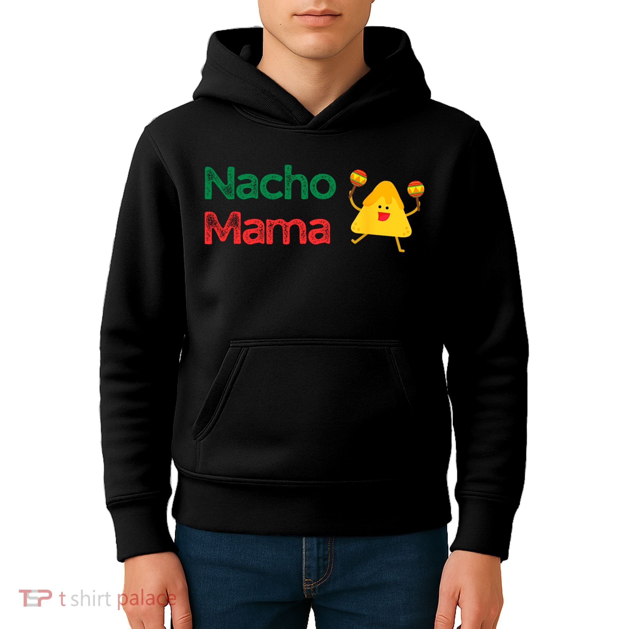 Funny MotherS Day Nacho Mama Kids Hoodie