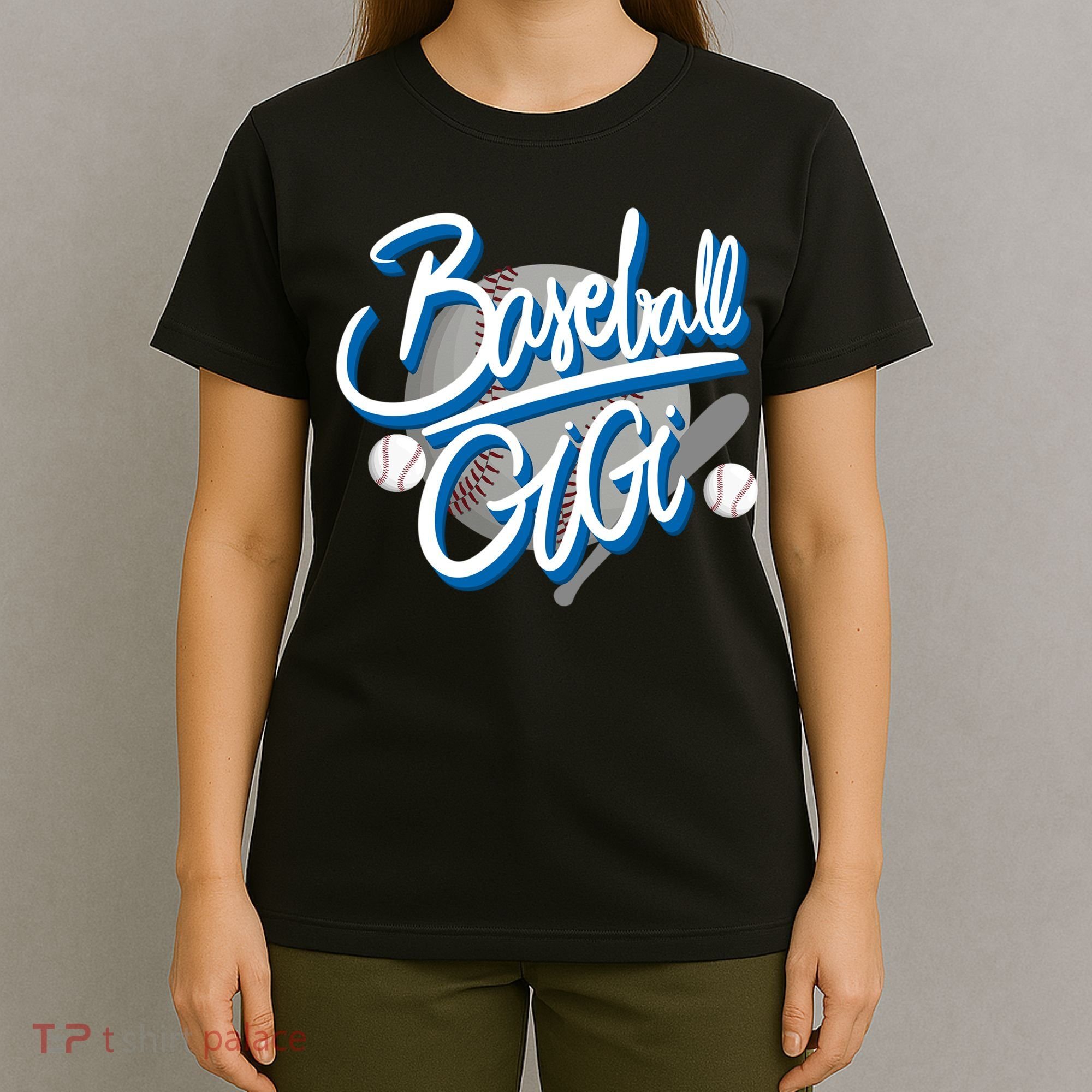 Funny Mother's Day Gifts Grandma Nana Baseball Gigi  T-Shirt