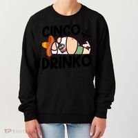 Fat Man Drinking Cinco De Mayo T Women's Sweatshirt thumb 0
