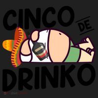 Fat Man Drinking Cinco De Mayo T Women's Sweatshirt thumb 2
