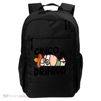 Fat Man Drinking Cinco De Mayo T Backpack