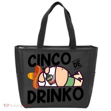 Fat Man Drinking Cinco De Mayo T Tote Bag