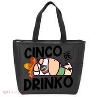 Fat Man Drinking Cinco De Mayo T Tote Bag thumb 0