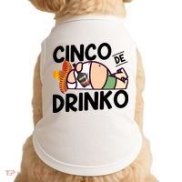 Fat Man Drinking Cinco De Mayo T Doggie Tank thumb 0