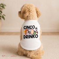 Fat Man Drinking Cinco De Mayo T Doggie Tank thumb 2