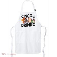 Fat Man Drinking Cinco De Mayo T Apron thumb 0