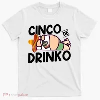 Fat Man Drinking Cinco De Mayo T T-Shirt thumb 0