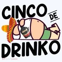 Fat Man Drinking Cinco De Mayo T T-Shirt thumb 7