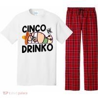 Fat Man Drinking Cinco De Mayo T Pajama Set thumb 0