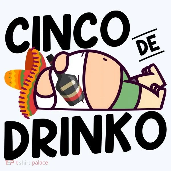 Fat Man Drinking Cinco De Mayo T Tumbler