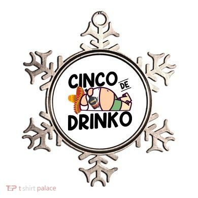 Fat Man Drinking Cinco De Mayo T Ornament