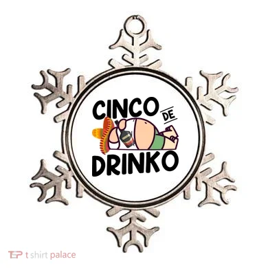 Fat Man Drinking Cinco De Mayo T Ornament