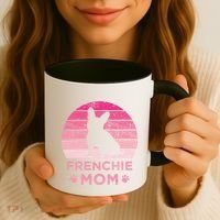 Frenchie Mom Dog Moms Mamma French Bulldog Cute Gift Coffee Mug thumb 3