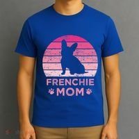 Frenchie Mom Dog Moms Mamma French Bulldog Cute Gift T-Shirt thumb 3