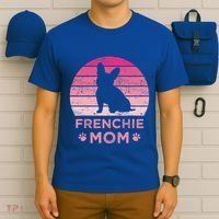 Frenchie Mom Dog Moms Mamma French Bulldog Cute Gift T-Shirt thumb 6