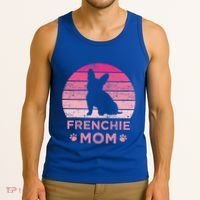 Frenchie Mom Dog Moms Mamma French Bulldog Cute Gift Tank Top thumb 3