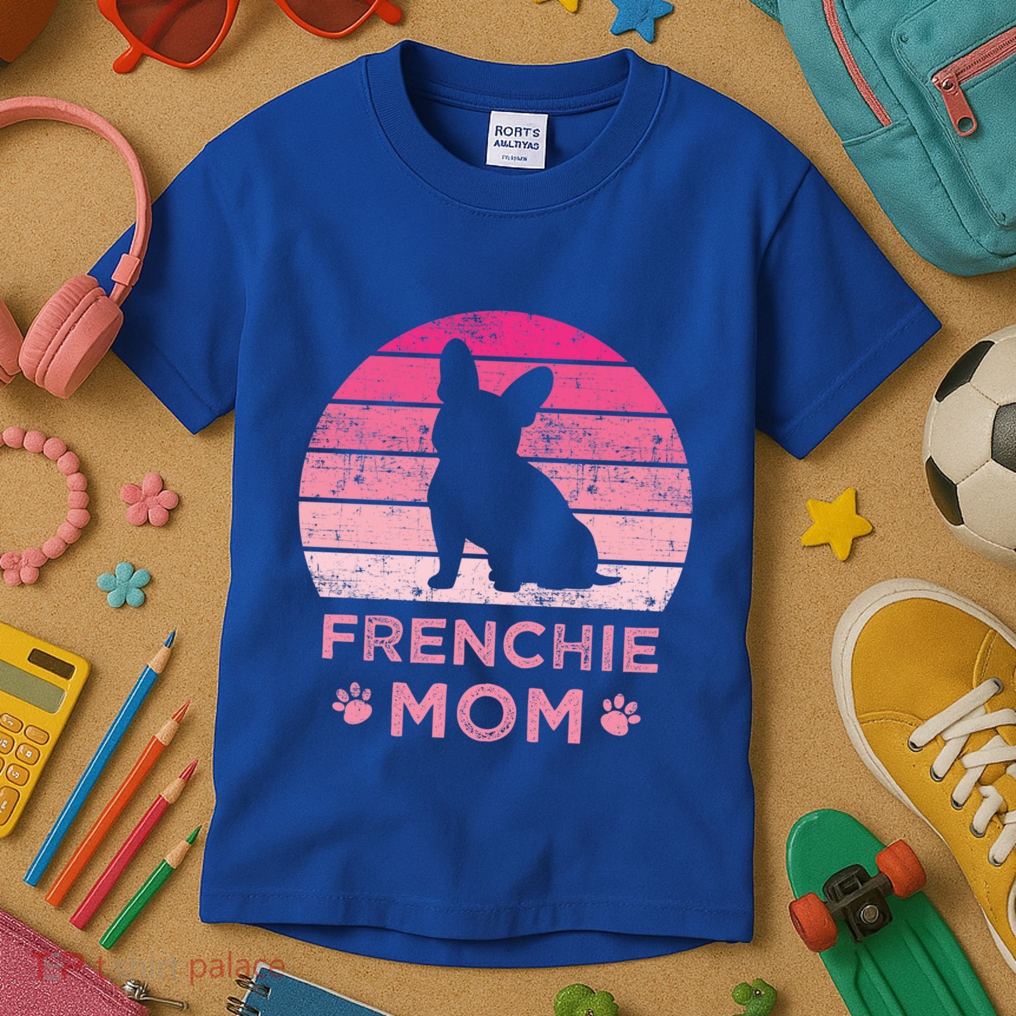 Frenchie Mom Dog Moms Mamma French Bulldog Cute Gift Kids T-Shirt