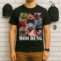 Funny Moo Deng Baby Pygmy Hippo Cute Zoo For Family T-Shirt thumb 6