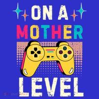 Funny Mothers Day Gamer Mom Gaming On A Mother Level Up Game Gift Women's Tank Top thumb 5