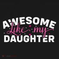 Funny Mom & Dad Gifts From Daughter Awesome Like Mydaughter Apron thumb 3