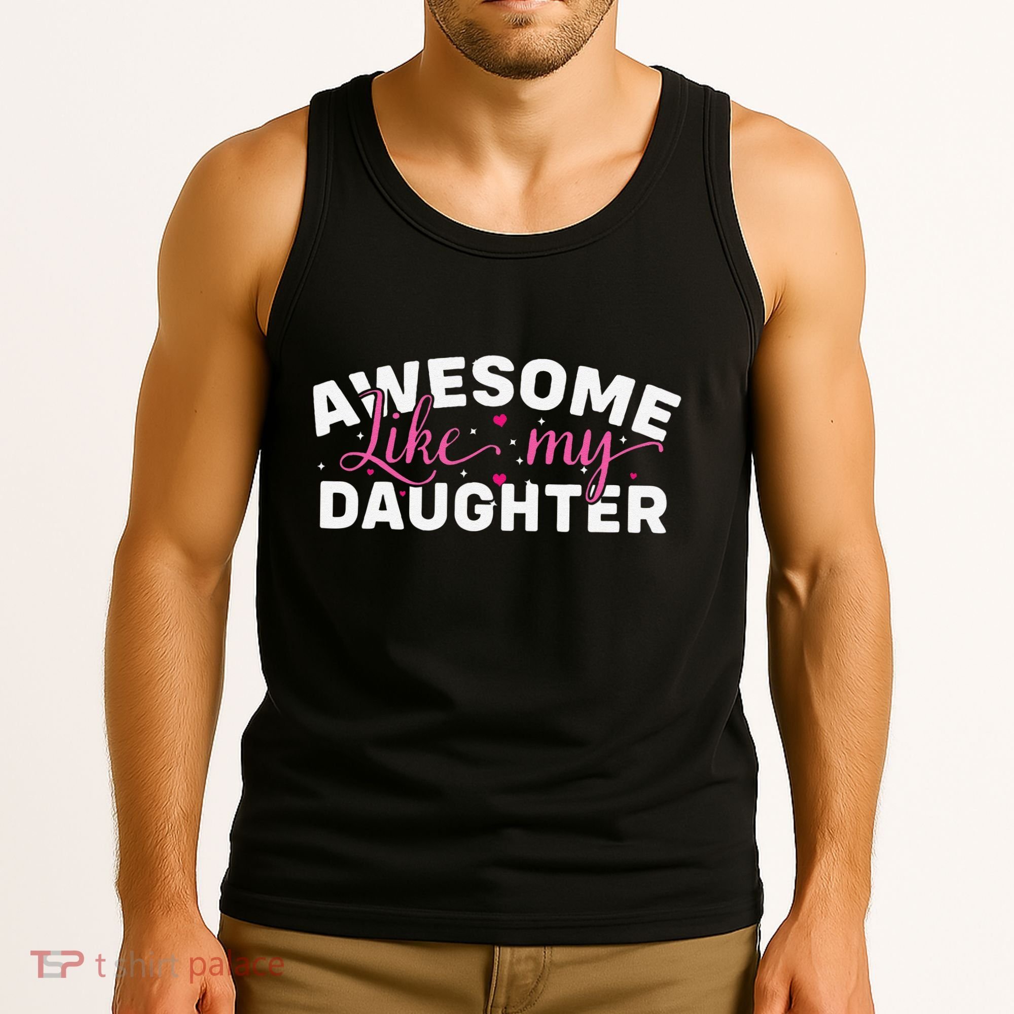 Funny Mom & Dad Gifts From Daughter Awesome Like Mydaughter Tank Top