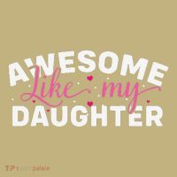Funny Mom & Dad Gifts From Daughter Awesome Like Mydaughter Mousepad thumb 1
