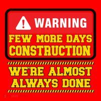 Few More Days Construction Company Construction Workers Santa Hat thumb 1