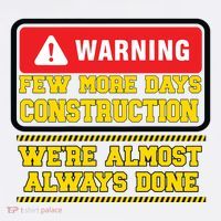Few More Days Construction Company Construction Workers Golf Towel thumb 3