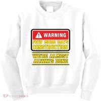 Few More Days Construction Company Construction Workers Kids Sweatshirt thumb 0