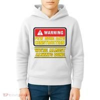 Few More Days Construction Company Construction Workers Kids Hoodie thumb 4