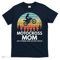 Funny Motocross Dirt Bike Mom Retro 70s Motocross Braaap T-Shirt thumb 0