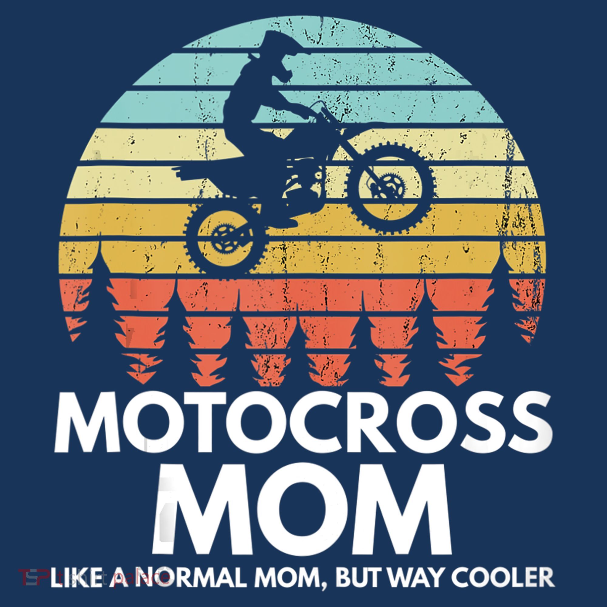 Funny Motocross Dirt Bike Mom Retro 70s Motocross Braaap Women's Tank Top