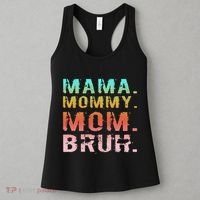 Funny Mother Day Sarcastic Mama Mommy Mom Bruh Women's Tank Top thumb 3
