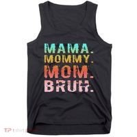 Funny Mother Day Sarcastic Mama Mommy Mom Bruh Tank Top thumb 0