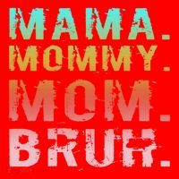 Funny Mother Day Sarcastic Mama Mommy Mom Bruh Santa Hat thumb 1