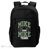 Funny Mike Doing Mike Things Mike Birthday Backpack thumb 0