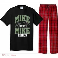 Funny Mike Doing Mike Things Mike Birthday Pajama Set thumb 0