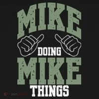 Funny Mike Doing Mike Things Mike Birthday Women's Hoodie thumb 2