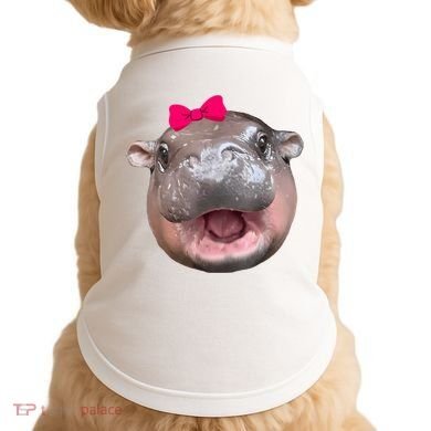 Funny Moo Deng Hippo Cute Baby Pygmy Coquette Doggie Tank