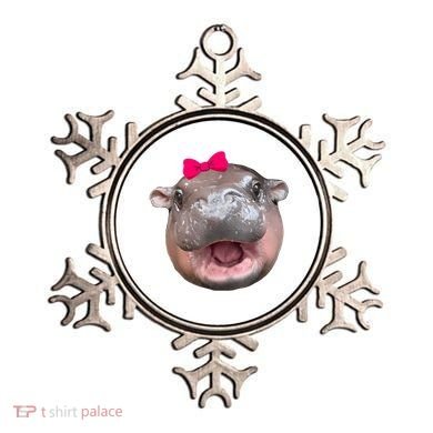 Funny Moo Deng Hippo Cute Baby Pygmy Coquette Ornament