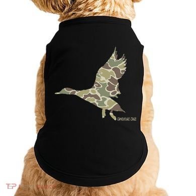 Flying Mallard Duck Camouflage Camo Duck Hunting Camo Hunter Doggie Tank