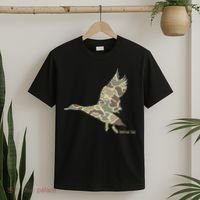 Flying Mallard Duck Camouflage Camo Duck Hunting Camo Hunter T-Shirt thumb 2
